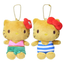 Carregar imagem no visualizador da galeria, Japan Sanrio Hello Kitty Plush Doll Keychain (Sunburn)
