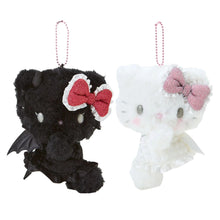 이미지를 갤러리 뷰어에 로드 , Japan Sanrio Hello Kitty Plush Doll Keychain (Angel &amp; Little Devil)
