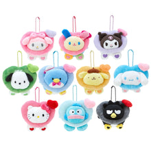 Carregar imagem no visualizador da galeria, Japan Sanrio Plush Doll Keychain (Colorful Heart)
