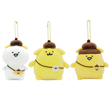 이미지를 갤러리 뷰어에 로드 , Japan Sanrio Pompompurin x Mr Obungu Plush Doll Keychain
