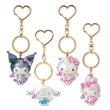 이미지를 갤러리 뷰어에 로드 , Japan Sanrio Rhinestone Angel Keychain Key Ring
