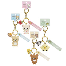 이미지를 갤러리 뷰어에 로드 , Japan San-X Rilakkuma Mascot Keychain Key Ring
