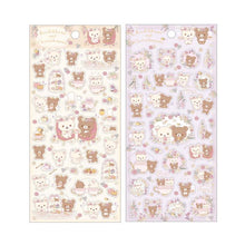 Load image into Gallery viewer, Japan San-X Rilakkuma Sticker Seal (Flower Tea Time)
