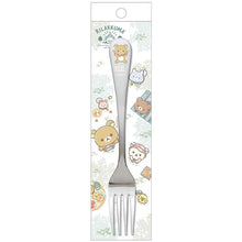 Lade das Bild in den Galerie-Viewer, Japan San-X Rilakkuma Stainless Steel Spoon / Fork (Camping)
