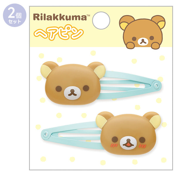 Japan San-X Rilakkuma / Sumikko Gurashi Hair Clip (Face)