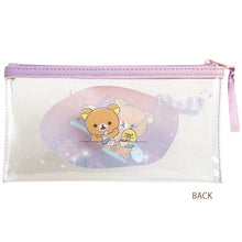 Lade das Bild in den Galerie-Viewer, Japan San-X Rilakkuma Clear Pencil Case Pen Pouch (Sleep)
