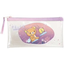 Lade das Bild in den Galerie-Viewer, Japan San-X Rilakkuma Clear Pencil Case Pen Pouch (Sleep)
