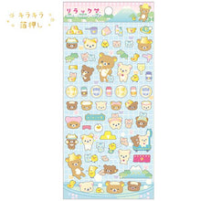 Cargar imagen en el visor de la galería, Japan San-X Rilakkuma Sticker Seal (Neko Onsen)
