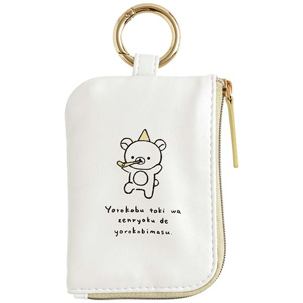 Japan San-X Rilakkuma Coin Purse Card Pouch (Goyururi Everyday)