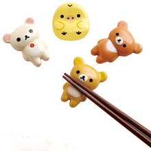 Load image into Gallery viewer, Japan San-X Rilakkuma Ceramic Chopsticks Rest
