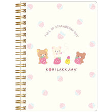 이미지를 갤러리 뷰어에 로드 , Japan San-X Rilakkuma Notebook (Strawberry Every Day)
