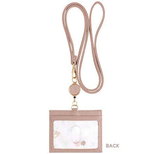 Afbeelding in Gallery-weergave laden, Japan San-X Rilakkuma Korilakkuma Neck Reel Card Holder Pass Case (Simple Design)
