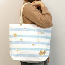 Load image into Gallery viewer, Japan San-x Rilakkuma Tote Bag (Ocean)
