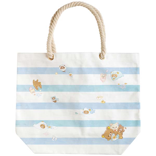 Japan San-x Rilakkuma Tote Bag (Ocean)