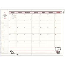 Lade das Bild in den Galerie-Viewer, Japan San-X Rilakkuma 2025 Monthly A5 Schedule Book / Planner
