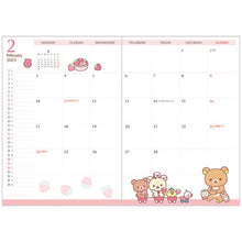 Charger l&#39;image dans la galerie, Japan San-X Rilakkuma 2025 Weekly B6 Schedule Book / Planner
