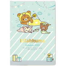 Charger l&#39;image dans la galerie, Japan San-X Rilakkuma 2025 Weekly B6 Schedule Book / Planner
