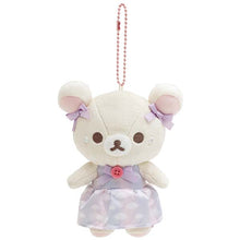 Cargar imagen en el visor de la galería, Japan San-X Rilakkuma Korilakkuma Plush Doll Keychain (Cotton Candy in the Sky)
