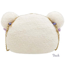 Load image into Gallery viewer, Japan San-X Rilakkuma Korilakkuma Plush Shoulder Bag (Cotton Candy in the Sky)
