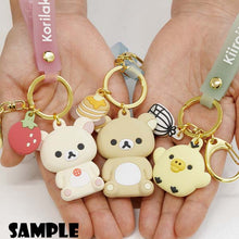 이미지를 갤러리 뷰어에 로드 , Japan San-X Rilakkuma Mascot Keychain Key Ring
