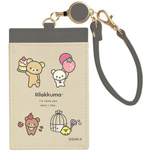 Carica l&#39;immagine nel visualizzatore di Gallery, Japan San-X Rilakkuma Reel Card Holder Pass Case (Favorite Things)
