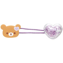 Carica l&#39;immagine nel visualizzatore di Gallery, Japan San-X Rilakkuma Ponytail Holder Hair Tie (Heart)
