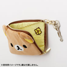 Load image into Gallery viewer, Japan San-X Rilakkuma Plush Card Holder Coin Purse (Face)
