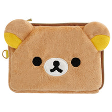 Load image into Gallery viewer, Japan San-X Rilakkuma Plush Card Holder Coin Purse (Face)
