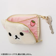 Load image into Gallery viewer, Japan San-X Rilakkuma Plush Card Holder Coin Purse (Face)
