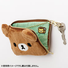 Load image into Gallery viewer, Japan San-X Rilakkuma Plush Card Holder Coin Purse (Face)
