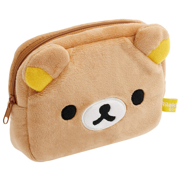 Japan San-X Rilakkuma Plush Pouch (Face)