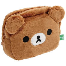 Load image into Gallery viewer, Japan San-X Rilakkuma Chairoikoguma Plush Pouch (Face)

