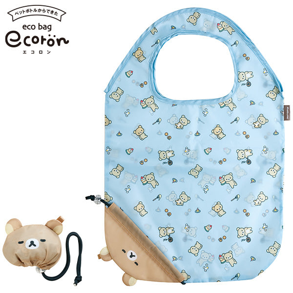 Japan San-X Rilakkuma Eco Bag Tote Shopping Bag (Ecoron)