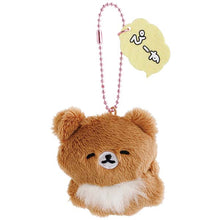Load image into Gallery viewer, Japan San-X Rilakkuma Plush Doll Brooch Keychain (Relax and Warm)
