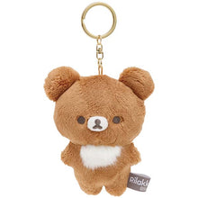 Load image into Gallery viewer, Japan San-X Rilakkuma Plush Doll Keychain Key Ring
