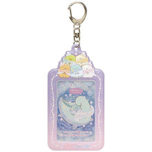 Load image into Gallery viewer, Japan San-X Sumikko Gurashi Photo Card Holder Pass Case Keychain (Sparkling Night)
