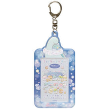 Load image into Gallery viewer, Japan San-X Sumikko Gurashi Photo Card Holder Pass Case Keychain (Sparkling Night)
