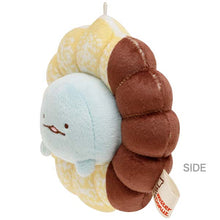 Load image into Gallery viewer, Japan San-X Sumikko Gurashi Lizard Plush Doll Keychain (Mister Donut)
