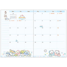 Afbeelding in Gallery-weergave laden, Japan San-X Sumikko Gurashi 2025 Monthly A6 Schedule Book / Planner (Snake)
