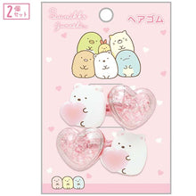 Carica l&#39;immagine nel visualizzatore di Gallery, Japan San-X Sumikko Gurashi Ponytail Holder Hair Tie (Heart)
