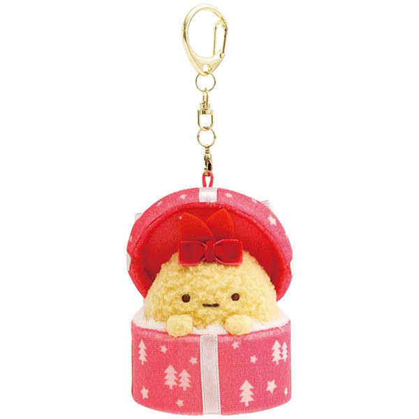 Japan San-X Sumikko Gurashi Plush Doll Keychain (Christmas)