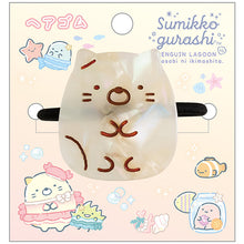 Load image into Gallery viewer, Japan San-X Sumikko Gurashi Ponytail Holder Hair Tie (Penguin Lagoon)
