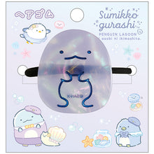 Load image into Gallery viewer, Japan San-X Sumikko Gurashi Ponytail Holder Hair Tie (Penguin Lagoon)
