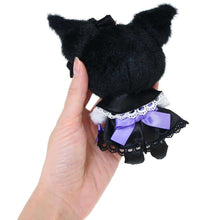 Carica l&#39;immagine nel visualizzatore di Gallery, Japan Sanrio Kuromi Plush Doll Keychain (Premium)
