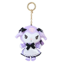 Load image into Gallery viewer, Japan Sanrio Kuromi Plush Doll Keychain (Premium)
