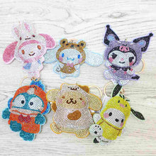 이미지를 갤러리 뷰어에 로드 , Japan Sanrio Cinnamoroll / Kuromi / My Melody / Pochacco / Pompompurin / Hangydoon Rhinestone Keychain  (Cosplay)
