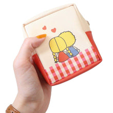 Lade das Bild in den Galerie-Viewer, Japan Sanrio Tuxedo Sam / Pochacco / Marron Cream / Kuromi / Hangyodon / Pompompurin / Little Twin Stars / Patty and Jimmy / Cinnamoroll / Cheery Chums Coin Purse Small Pouch (Fancy Retro)
