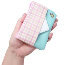 Load image into Gallery viewer, Japan Sanrio Tabo / Marron Cream / Cheery Chums / Rururu Gakuen / Coro Coro Kuririn / Usahana / Hello Kitty / Cinnamoroll / Goropikadon / Hangyodon / Bad Badtz Maru Small Pouch Tissue Case (Fancy Retro)
