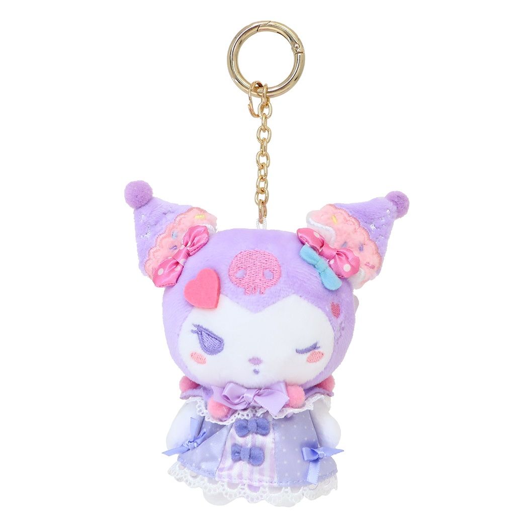 Japan Sanrio Kuromi / My Melody Plush Doll Keychain (Dolly Mix)