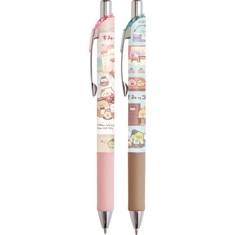 Japan San-X Sumikko Gurashi Energel Mechanical Pencil Set of 2 (Hotel)